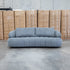 Rio Fabric 2.5 Seat Sofa with Adjustable Backs  - Grey