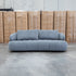Rio Fabric 2.5 Seat Sofa with Adjustable Backs  - Grey