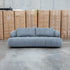 Rio Fabric 2.5 Seat Sofa with Adjustable Backs  - Grey