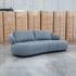 Rio Fabric 2.5 Seat Sofa with Adjustable Backs  - Grey