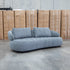 Rio Fabric 2.5 Seat Sofa with Adjustable Backs  - Grey