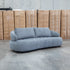Rio Fabric 2.5 Seat Sofa with Adjustable Backs  - Grey