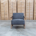 The Riva Accent Chair - Carbon - PRE ORDER Available After 5th November available to purchase from Warehouse Furniture Clearance at our next sale event.