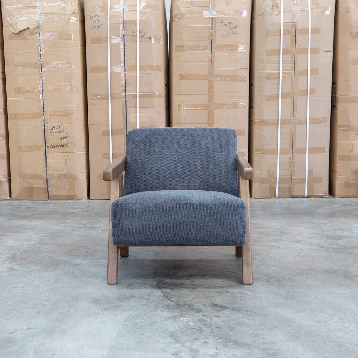 The Riva Accent Chair - Carbon - PRE ORDER Available After 5th November available to purchase from Warehouse Furniture Clearance at our next sale event.