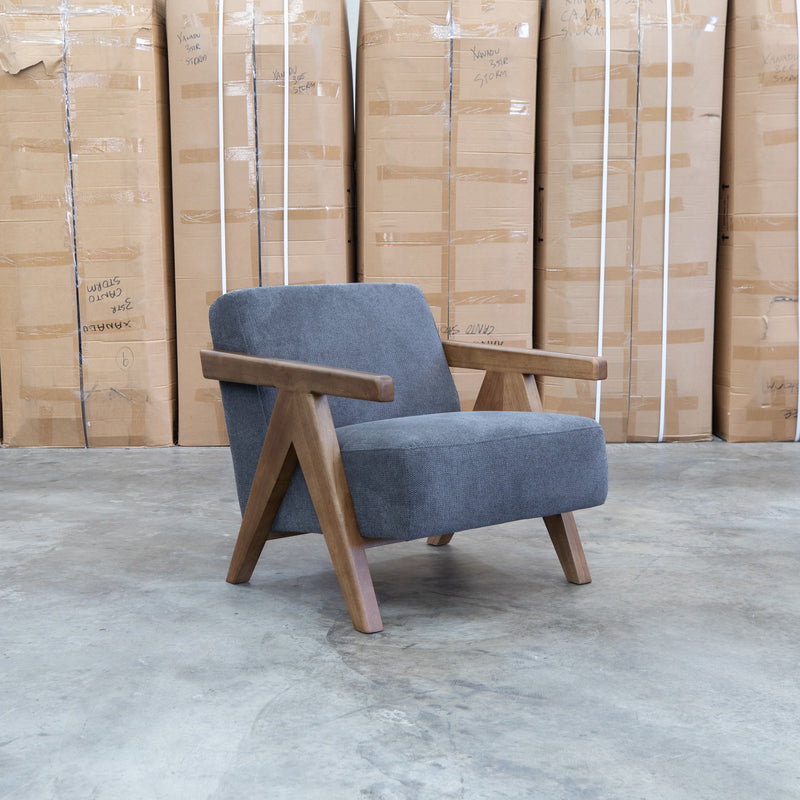 The Riva Accent Chair - Carbon