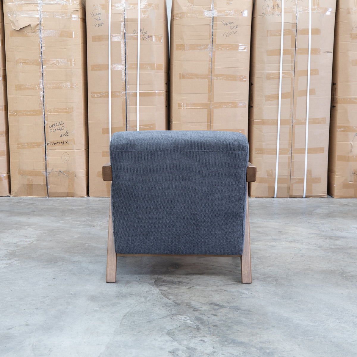 The Riva Accent Chair - Carbon - PRE ORDER Available After 5th November available to purchase from Warehouse Furniture Clearance at our next sale event.