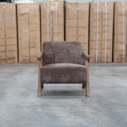 The Riva Accent Chair - Chocolate - PRE ORDER Available After 5th November available to purchase from Warehouse Furniture Clearance at our next sale event.