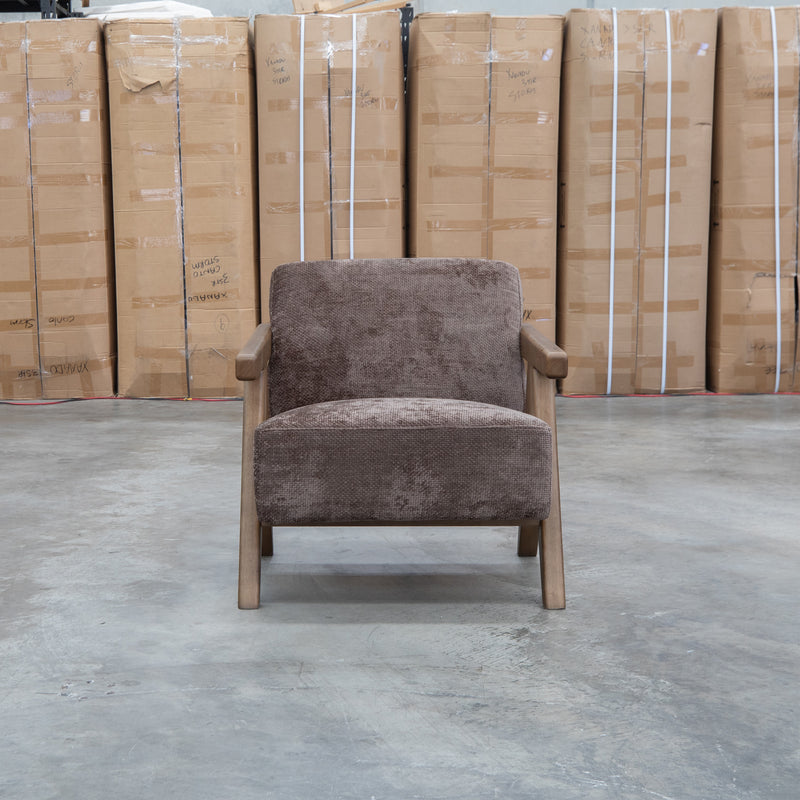 The Riva Accent Chair - Chocolate - PRE ORDER Available After 5th November