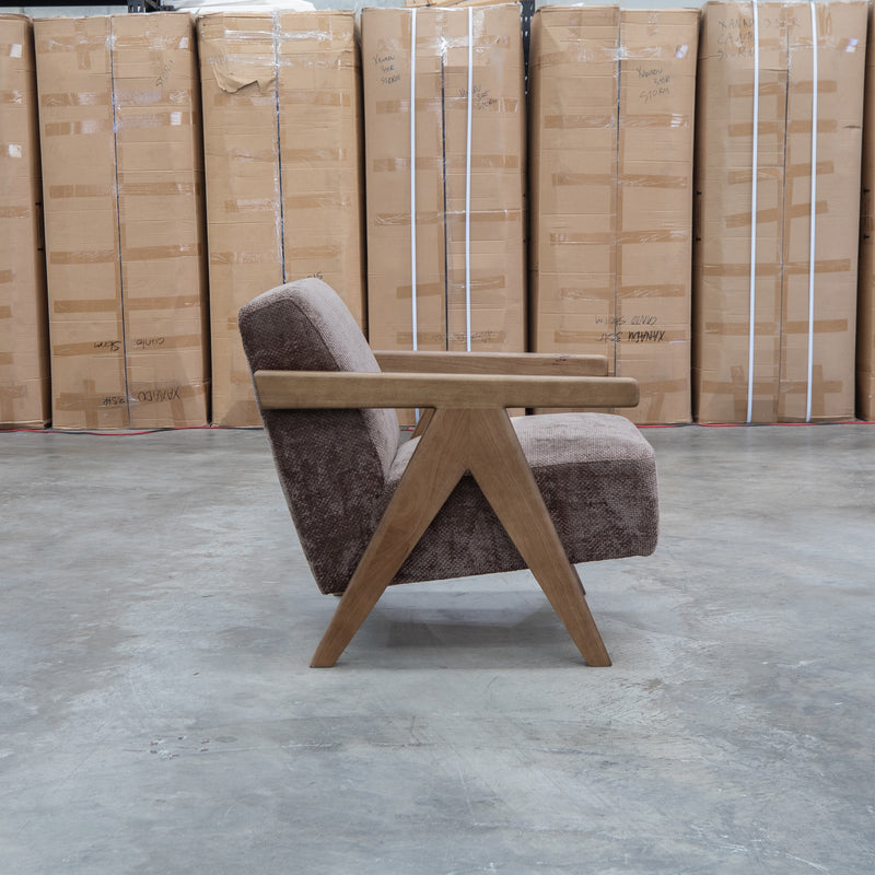 The Riva Accent Chair - Chocolate - PRE ORDER Available After 5th November