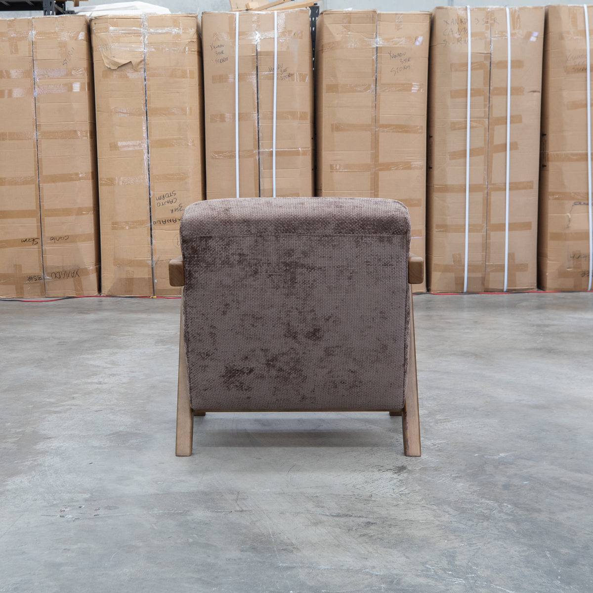 The Riva Accent Chair - Chocolate - PRE ORDER Available After 5th November available to purchase from Warehouse Furniture Clearance at our next sale event.