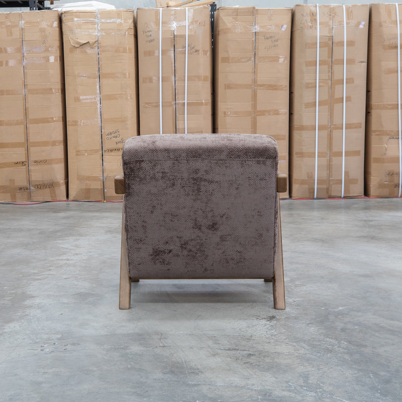 The Riva Accent Chair - Chocolate - PRE ORDER Available After 5th November