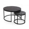 The S/2 Coffee Table W/Black Marble Top - Black - FE43 - Available In-Store Only available to purchase from Warehouse Furniture Clearance at our next sale event.