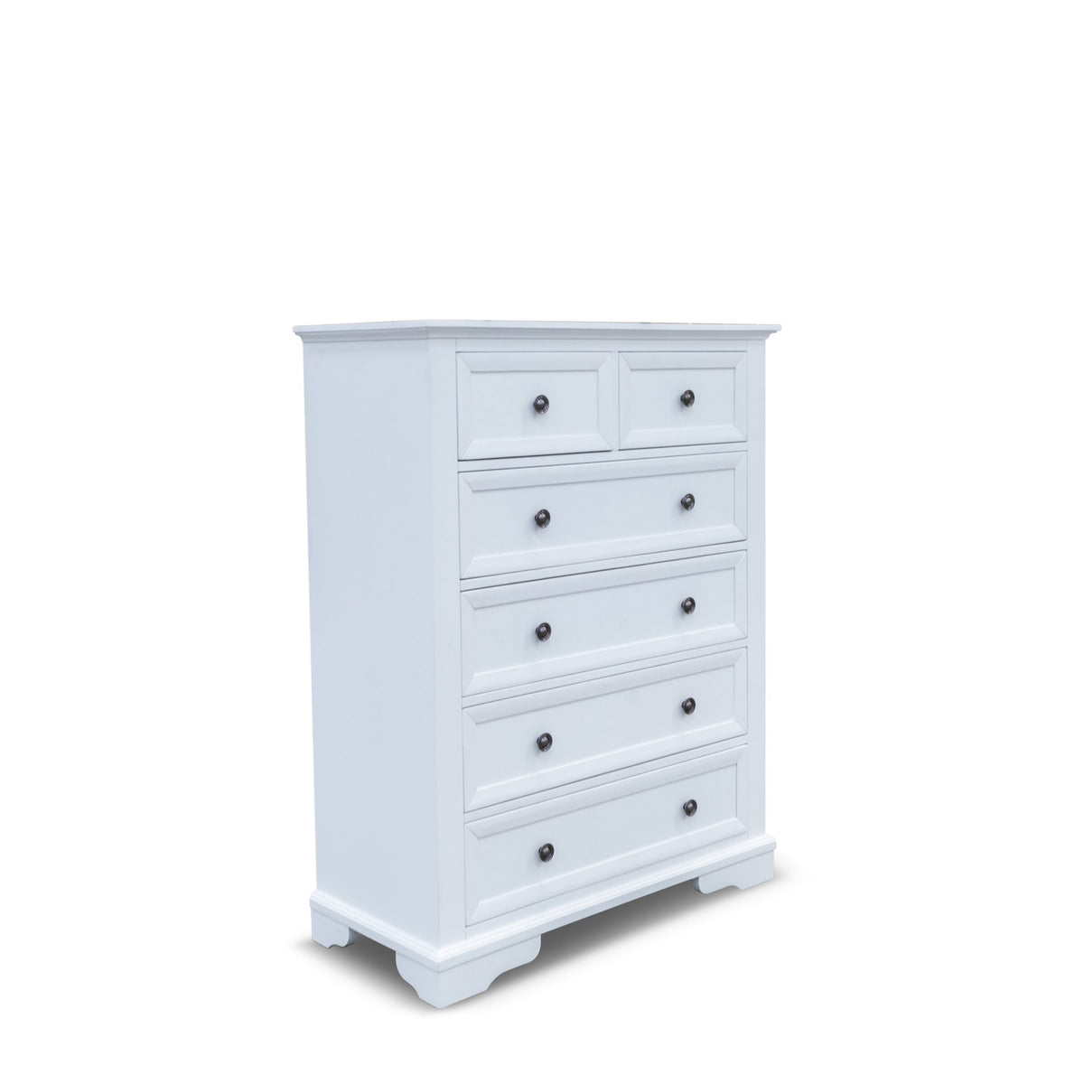 The Sala 6 Drawer Hardwood Tallboy - PRE ORDER Available After 13th November available to purchase from Warehouse Furniture Clearance at our next sale event.