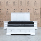 The Sala Hardwood Queen Storage Bed - PRE ORDER Available After 13th November available to purchase from Warehouse Furniture Clearance at our next sale event.
