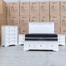 The Sala Hardwood Queen Storage Bed available to purchase from Warehouse Furniture Clearance at our next sale event.