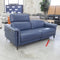 The Samantha Electric Dual Motor 2 Seat Sofa - Blue Leather - Floor Stock As Is available to purchase from Warehouse Furniture Clearance at our next sale event.