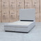 The Cooper King Single Fabric Storage Bed - Oat White available to purchase from Warehouse Furniture Clearance at our next sale event.