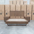 The Santos Messmate Timber Queen Floating Bedframe - Aussie Smoke