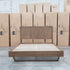 The Santos Messmate Timber Queen Floating Bedframe - Aussie Smoke
