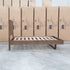 The Santos Messmate Timber Queen Floating Bedframe - Aussie Smoke