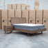 The Santos Messmate Timber Queen Floating Bedframe - Aussie Smoke