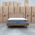The Santos Messmate Timber Queen Floating Bedframe - Aussie Smoke