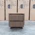 The Santos Messmate Two Drawer Bedside - Aussie Smoke