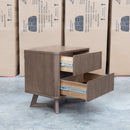 Santos Messmate Two Drawer Bedside - Aussie Smoke