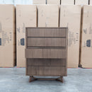 Santos Messmate Five Drawer Tallboy - Aussie Smoke - Warehouse Furniture Clearance