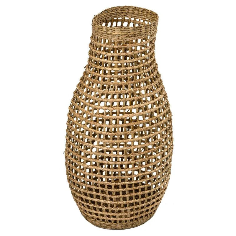 The Sanur Mid Wavy Seagrass Basket - Natural - GV02 - Available In-Store Only available to purchase from Warehouse Furniture Clearance at our next sale event.