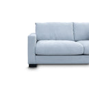 The Sebel Deep Seat Feather & Foam RHF Chaise Lounge - Lance Silver available to purchase from Warehouse Furniture Clearance at our next sale event.