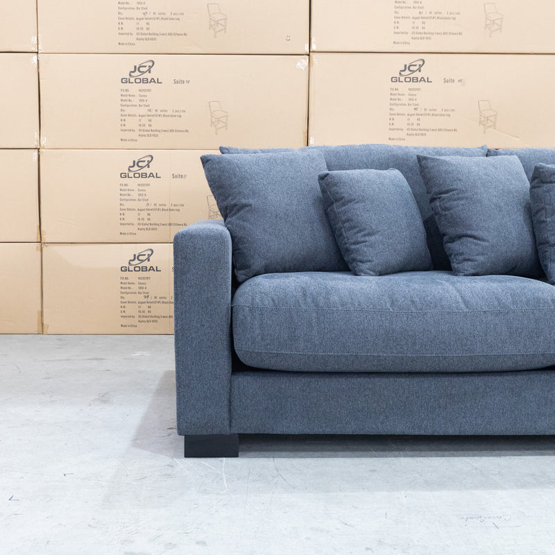 The Sebel Deep Seat Feather & Foam RHF Chaise Lounge - Lance Charcoal available to purchase from Warehouse Furniture Clearance at our next sale event.