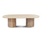 The Semillon New Zealand Ash Oval Coffee Table - Natural available to purchase from Warehouse Furniture Clearance at our next sale event.