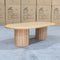 The Semillon New Zealand Ash Oval Coffee Table - Natural available to purchase from Warehouse Furniture Clearance at our next sale event.