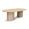 The Semillon New Zealand Ash Oval Coffee Table - Natural available to purchase from Warehouse Furniture Clearance at our next sale event.