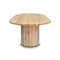 The Semillon New Zealand Ash Oval Coffee Table - Natural available to purchase from Warehouse Furniture Clearance at our next sale event.