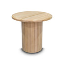The Semillon New Zealand Ash Round Lamp Table - Natural available to purchase from Warehouse Furniture Clearance at our next sale event.