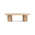 The Semillon 240cm New Zealand Ash Oval Dining Table - Natural