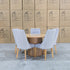 The Semillon New Zealand Ash 135cm Round Dining Table - Natural