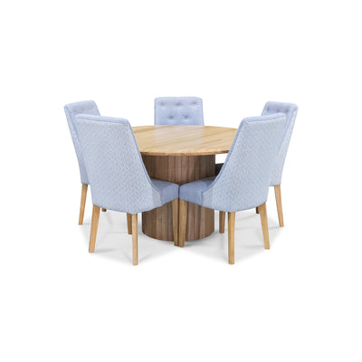 The Semillon New Zealand Ash 135cm Round Dining Table - Natural available to purchase from Warehouse Furniture Clearance at our next sale event.