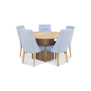 The Semillon New Zealand Ash 135cm Round Dining Table - Natural available to purchase from Warehouse Furniture Clearance at our next sale event.