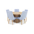 The Semillon New Zealand Ash 135cm Round Dining Table - Natural