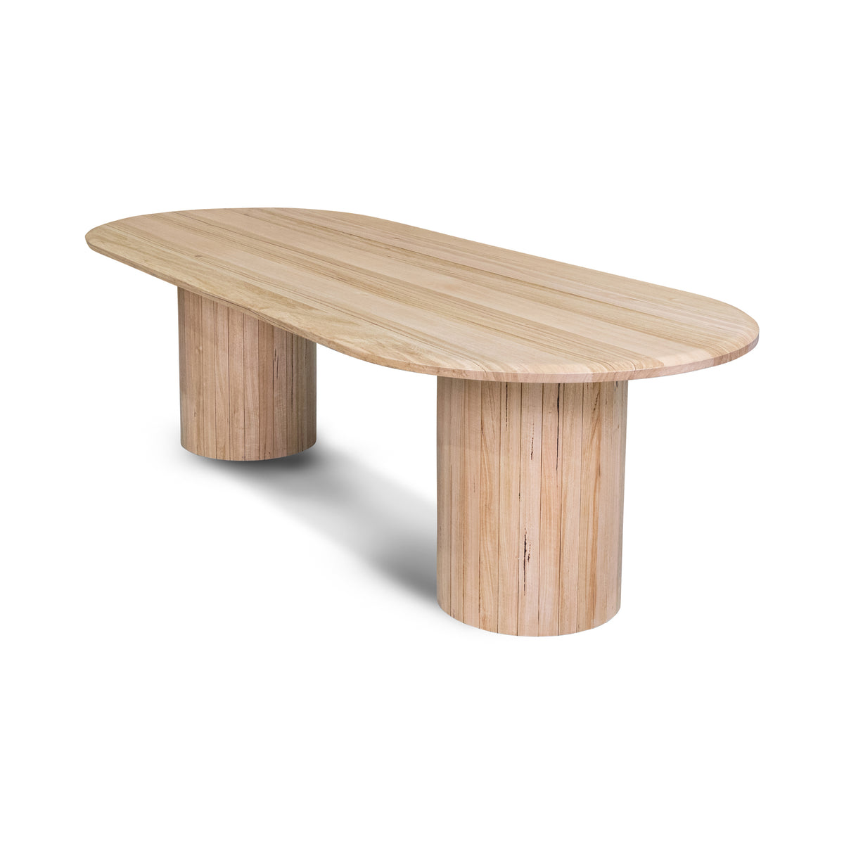 The Semillon 240cm New Zealand Ash Oval Dining Table - Natural available to purchase from Warehouse Furniture Clearance at our next sale event.