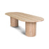 The Semillon 240cm New Zealand Ash Oval Dining Table - Natural