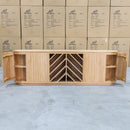 The Semillon New Zealand Ash Buffet with Wine Storage - Natural available to purchase from Warehouse Furniture Clearance at our next sale event.