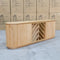The Semillon New Zealand Ash Buffet with Wine Storage - Natural available to purchase from Warehouse Furniture Clearance at our next sale event.