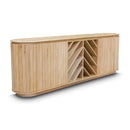 The Semillon New Zealand Ash Buffet with Wine Storage - Natural available to purchase from Warehouse Furniture Clearance at our next sale event.