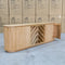 The Semillon New Zealand Ash Buffet with Wine Storage - Natural available to purchase from Warehouse Furniture Clearance at our next sale event.