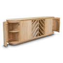 The Semillon New Zealand Ash Buffet with Wine Storage - Natural available to purchase from Warehouse Furniture Clearance at our next sale event.
