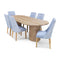 The Semillon 270cm New Zealand Ash Oval Dining Table - Natural available to purchase from Warehouse Furniture Clearance at our next sale event.